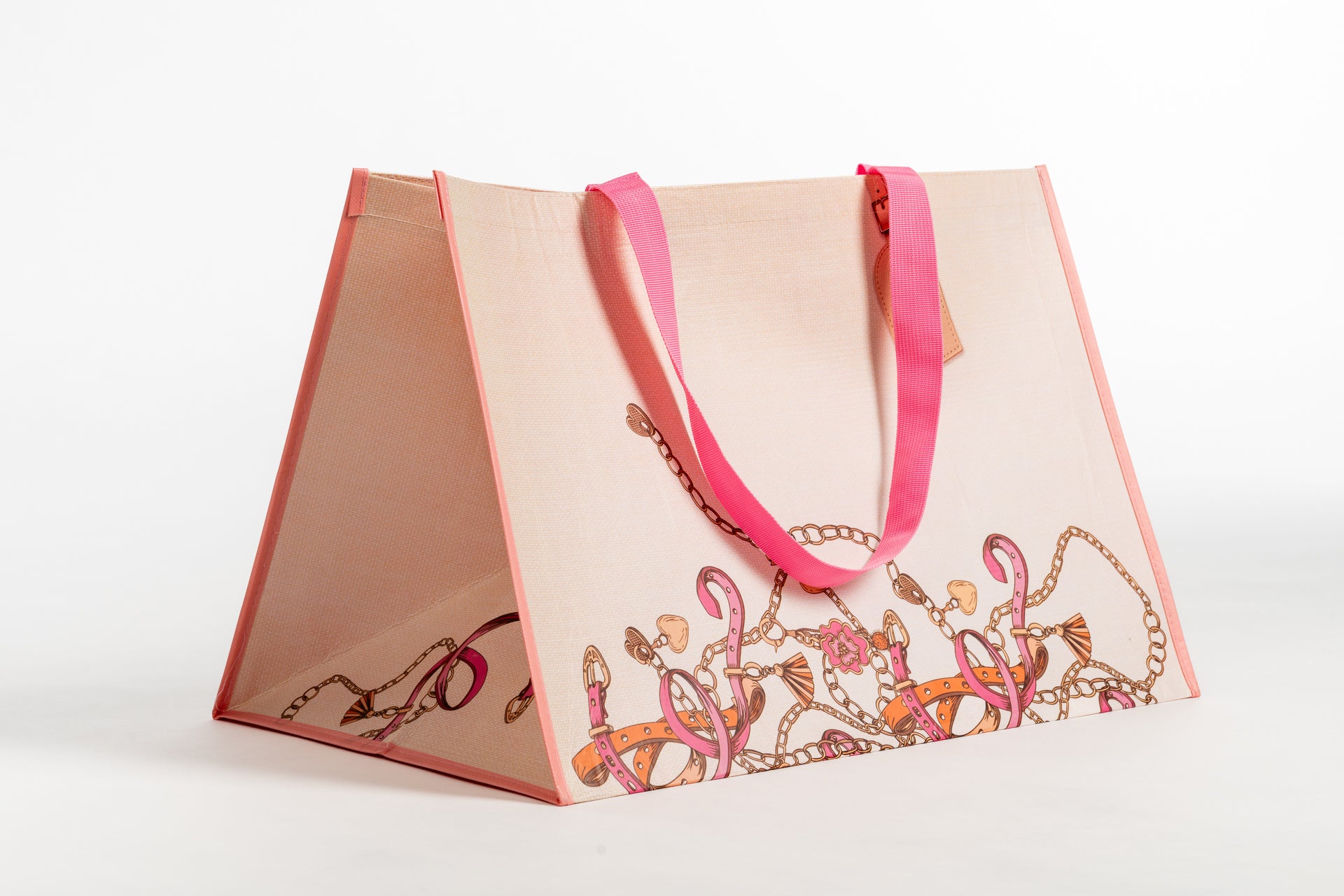 The Escapade - Paris Edition Shopper in Beige
