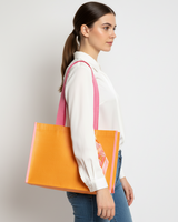 The Flâneur – Paris Edition Shopper in Orange
